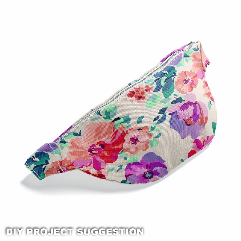Outdoor Dekostoffe Oxford - Motiv Aquarell Blumen I Dx109
