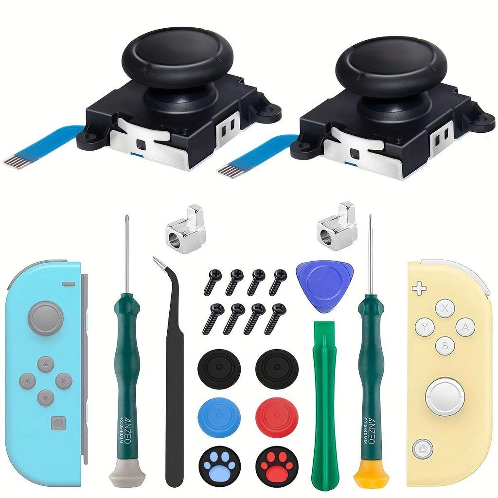Nintendo Switch 3D Joystick Joy-Con Repair Screwdriver Set for Left & Right Handles