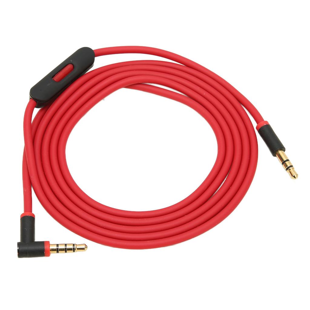 Replacement Audio Cable with Inline Microphone and Track Control Portable Audio Cable for Headphones