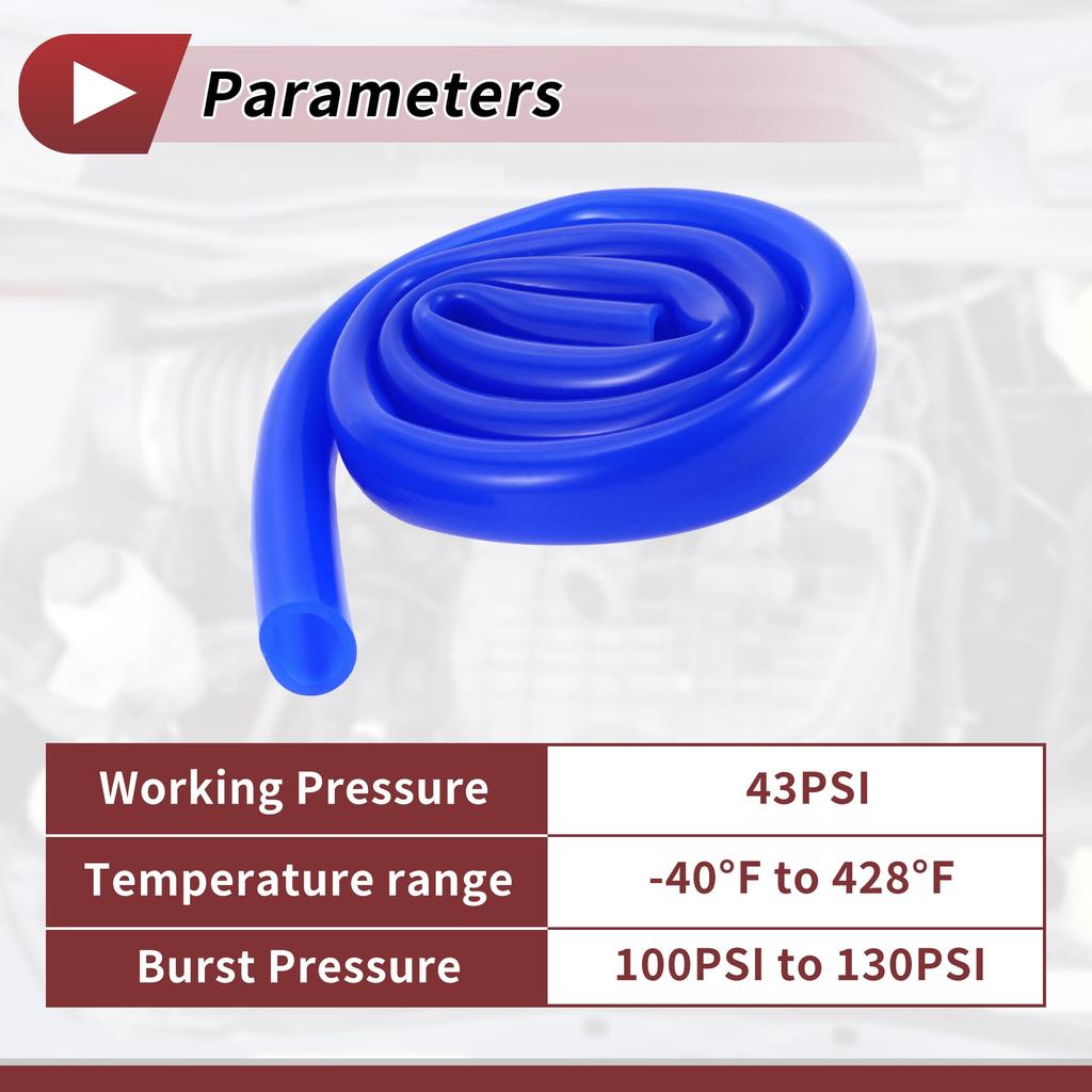 HEROFFIX Air and Water Silicone Vacuum Tube Hose High Temperature