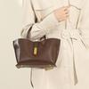 New Top Layer Vegetable Tanned Cowhide Tote Bag Niche Fashion Commuter Handbag Women's Crossbody Bag