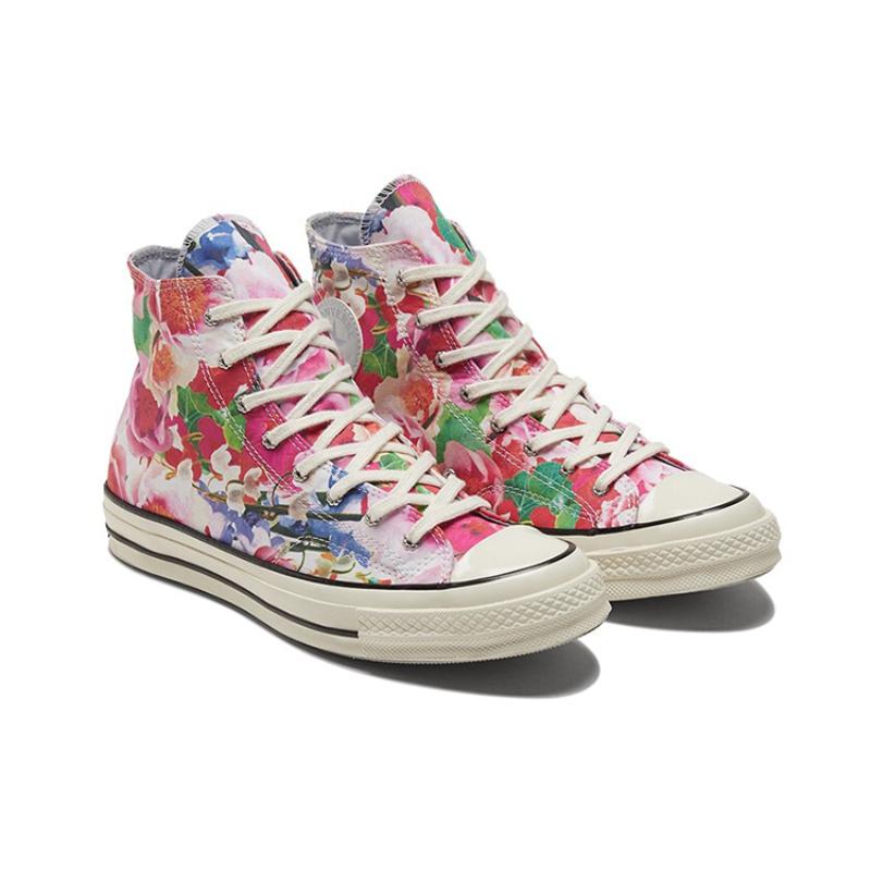 Converse Chuck Taylor All Star 1970s Trendy Comfort Soul of Paris Vintage Full Print Floral High Top Espadrilles Unisex Color