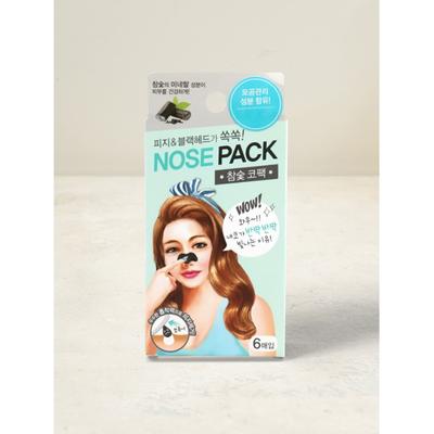 Daiso Charcoal Nose Pack 6szt.