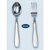 Weighted Utensils for Hand Tremors, Adaptive flatware Stainless Steel Spoon and Fork Set for Elderly, Arthritis, Parkinson’s, Pack of 2