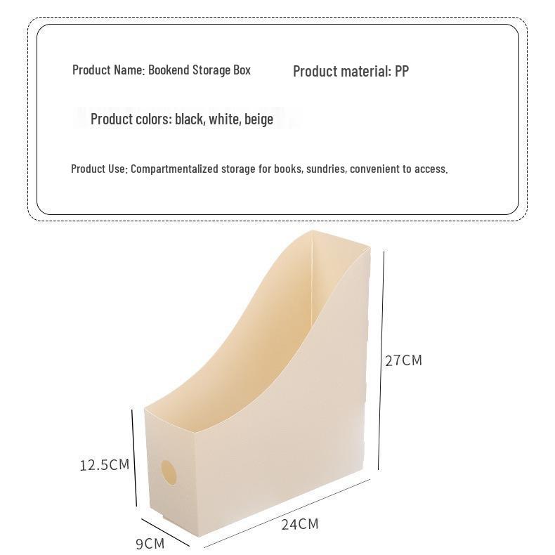 Student Data Rack: Plastic Book Stand & Office Organizer File Storage Box