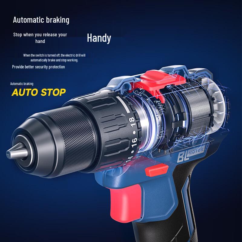 Dongcheng 20V Brushless Cordless Drill Driver CN Plug (adapter Included)