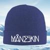 White Bold Text On Black Background Men Women Unisex Knitted Hat Beanie Pullover Cap Winter Thermal Warm Christmas Outdoor Cycli