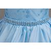 Girls Long Tulle Dress Princess Party Performance Gown