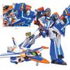 Metal Cardbot Season 2 Blue Cop S Transforming Robot To Car Action Figures with Card Transformation Car Musclehyde Model Toys