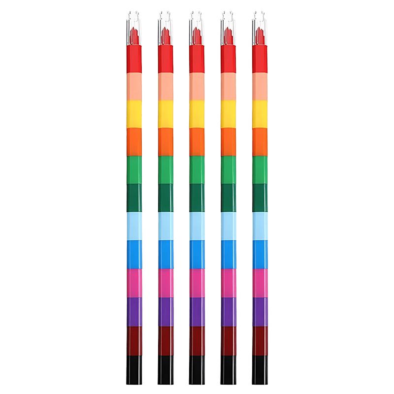 Graffiti Stationery Colorful Ballpoint Pen Painting Crayons Stackable Crayons School Artclass Accessories Party Game Rewards ZYF