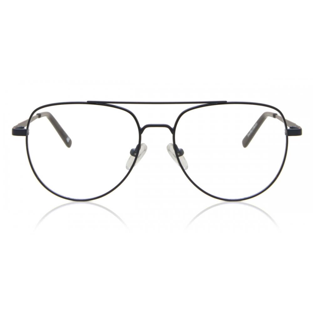 

Full Rim Pilot Dark Blue Smartbuy Collection Magnus 889d Fashion Unisex Eyeglasses Dark Blue/54