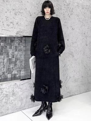 Conjunto de vestido tridimensional Flora GMM1242