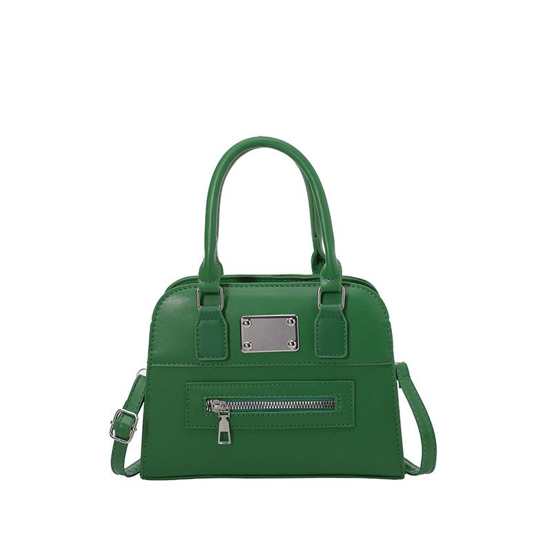 

Spring and summer highend college style shoulder bag women s fashion versatile texture handbag largecapacity commuter bag зелений