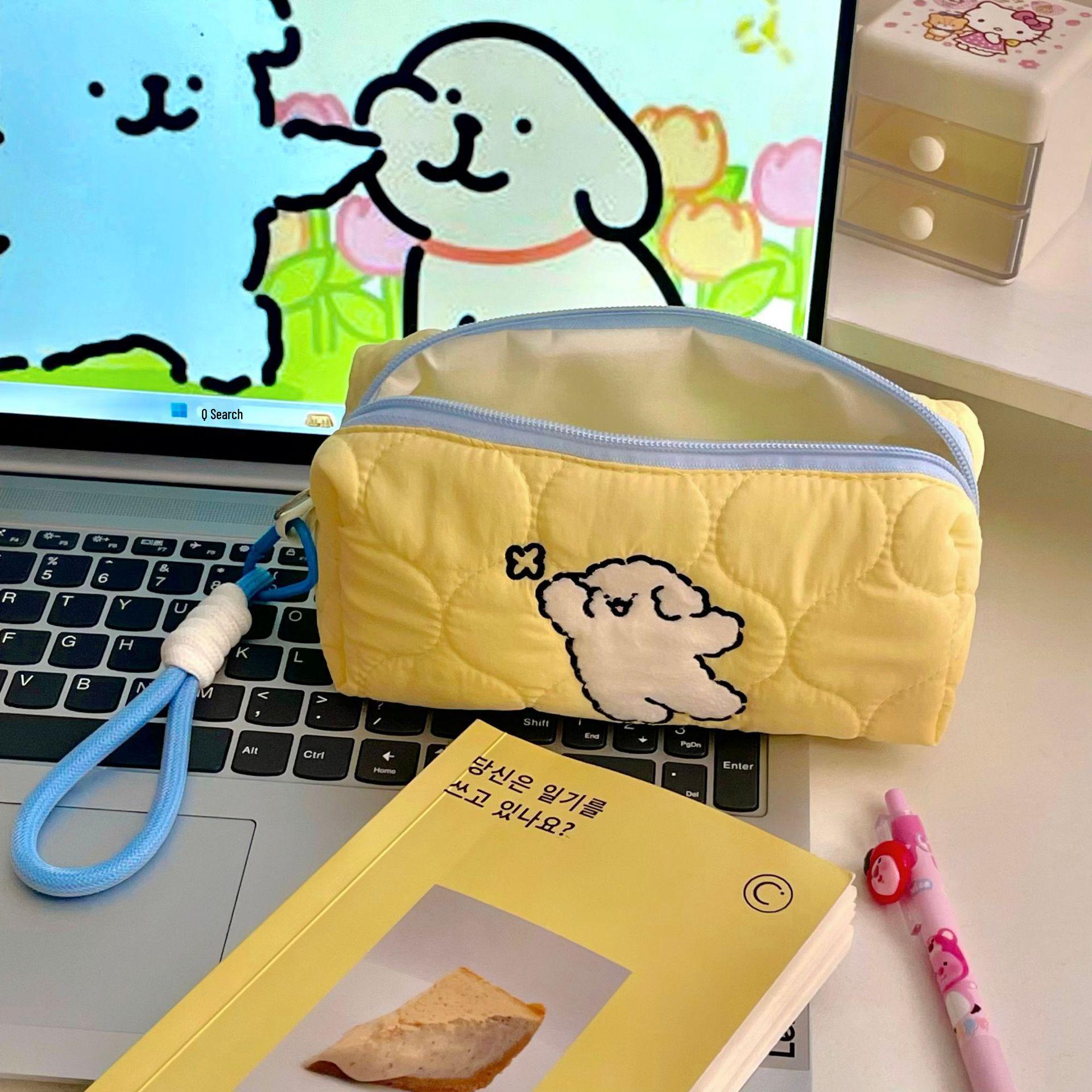 

Мультяшный пенал для щенка 2025: Сумка для хранения канцелярских товаров и телефона большой вместимости