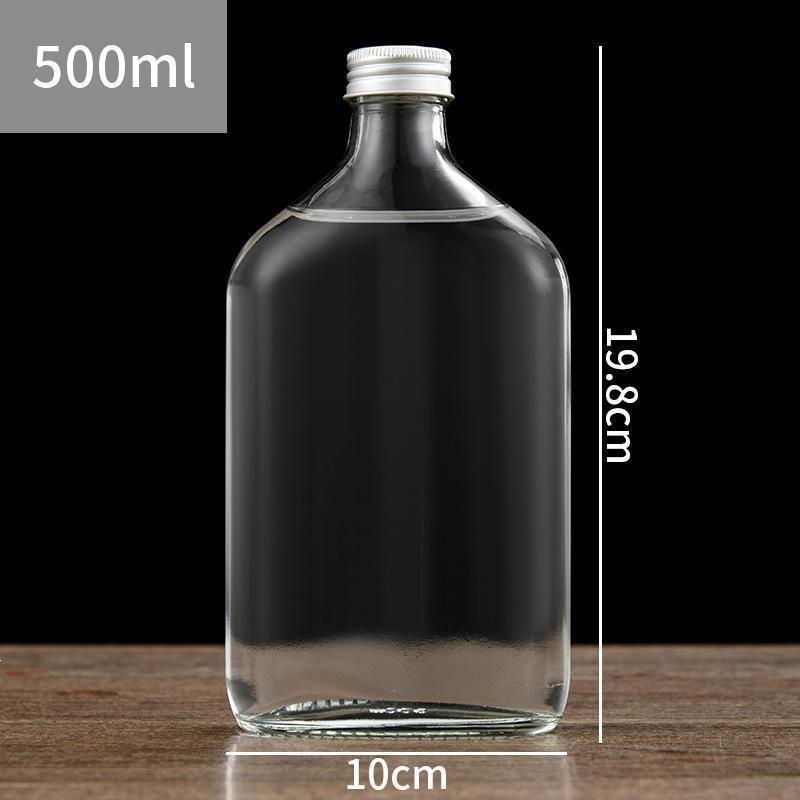 Creative Glass Baijiu Bottle for Home Brew – Decorative and Functional Small Wine Bottles for Medicinal and Health Wine