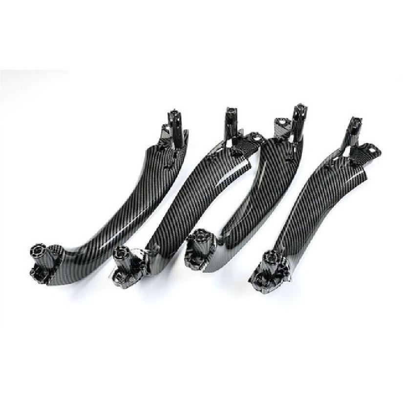 4x ABS Carbon Fiber Car Interior Door Handle Ide Part For BMW X3 G01 X4 G02