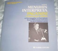 LP Record NICCOLÒ PAGANINI / YEHUDI MENUHIN / - Concerti Per Violino N.1 In Re Magg 310094 Fabbri Editori 1980 Italy Classical Used