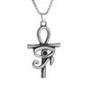 Vintage Devil's Eye Pendant Necklace