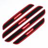 Car Door Sill Scuff Plate Cover Guard Protector Strip Rubber Anti-kick Scratch