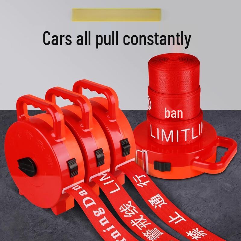 Portable 50m Retractable Caution Tape