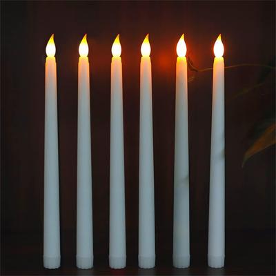 Candele Senza Fiamma a Batteria Grandi Luci di Candela LED Luce Calda Lampade a Candela per Casa Natale Halloween Decorazione per Feste