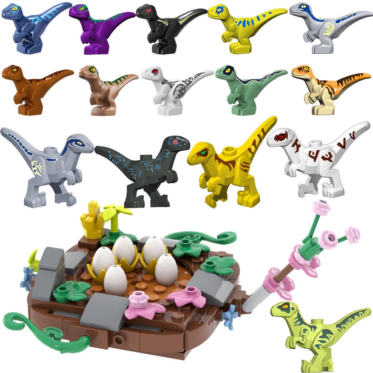 

Юрский Динозавр Гнездо Детские Строительные Блоки Игрушки Коллекция Сувенир Подарок День Рождения Юрский Рекс Раптор