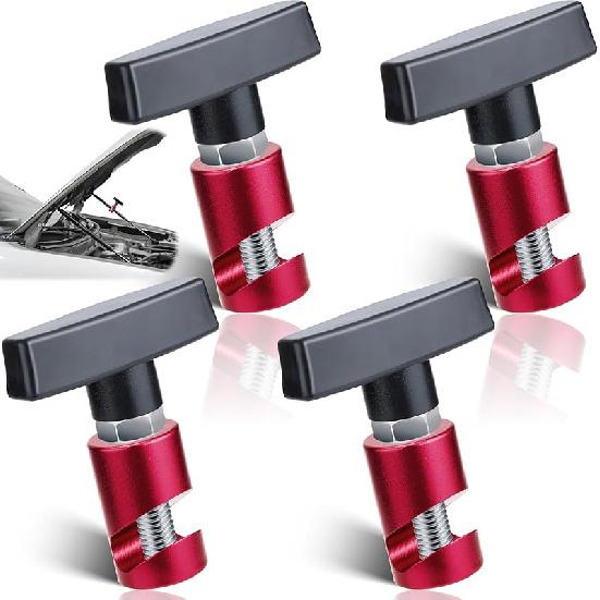 2 PCS Car Hood Prop Struts Clamp, Hood Strut Clamp, Car Lift Support Retaining Clip, 0.43 Inch Hood Lift Support Clip For Car, Automotive Tools For
