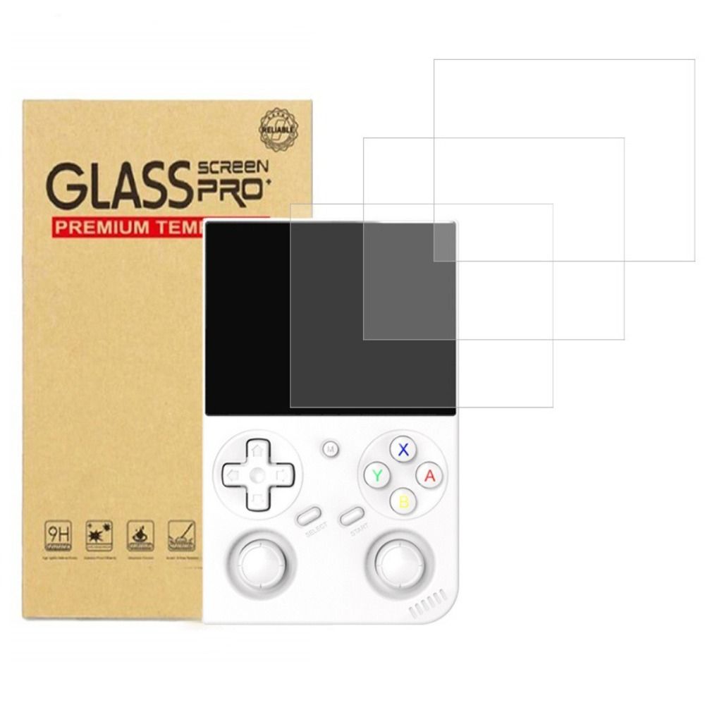 Kratzfester Displayschutz 9H Entspiegeltes gehärtetes Glas Zubehör HD Schutzfolie für Anbernic RG35XX Pro
