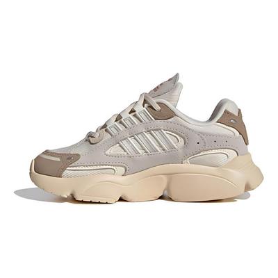 Originals Ozmillen Fashion Versatil Absorbție Șoc Respirabil Absorbție Transpirație Pantofi Casual cu Talpă Joasă Pantofi Casual Copii Alb Murdar IG4214