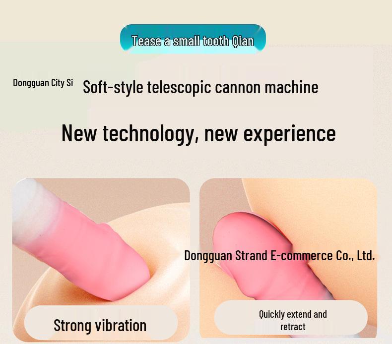 Women's Fully Automatic Telescopic Vibrating Masturbator with App & Remote Control