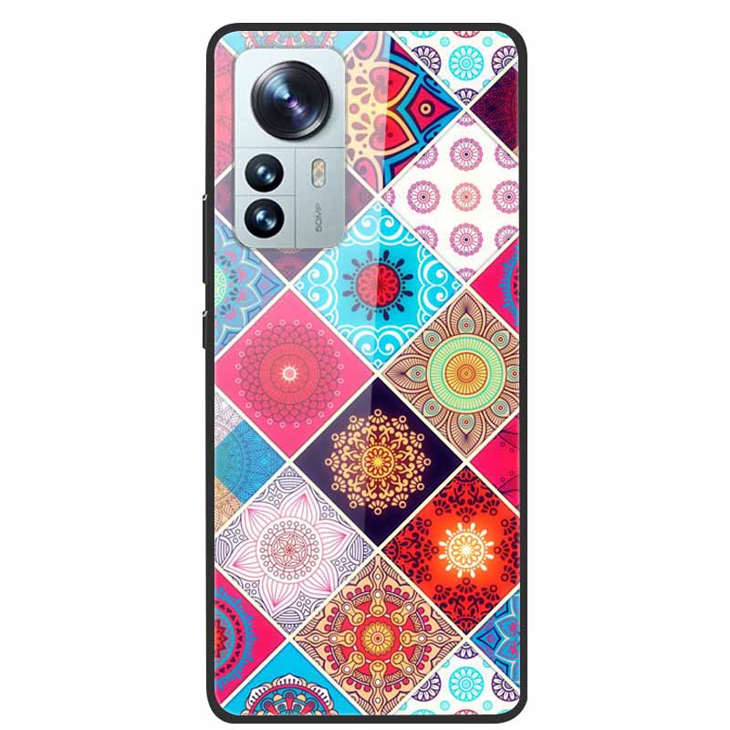 For Redmi Note 12S Case Tempered Glass Hard Back Cover for Xiaomi Redmi Note 12 Note12 Pro 4G 5G Phone Cases Note12S 12 S 12Pro