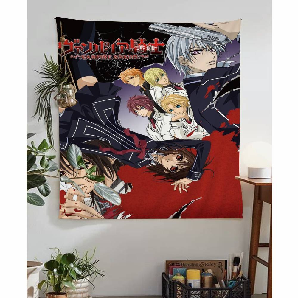1PC Anime VVampire Knight Cartoon Tapestry Wall Hanging Decoration Household Home Decor