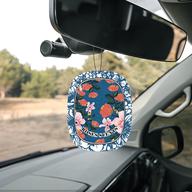 Car Supplies Anti-flavor Fragrance Paper Hanging Piece Lovable Not Pungent Car Solid Jewelry Car Accessories Portable