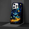 Starry Night Van Gogh Art Case for Apple iPhone 14 11 7 SE 2020 8 X XS 13 12 Mini XR 15 Pro Max Silicone Black Soft Phone Cover