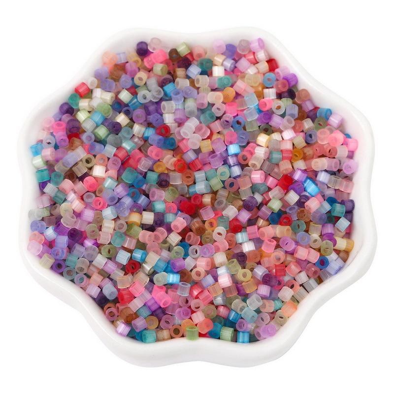 2.5mm Cat's Eye Silk Antique Glass Rice Beads Loose Beads Handmade Diy Beading Accessories Bracelet Necklace Beads for Jewelry Making