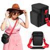 Protective Camera Bag For  Flip 600D Nylon Crossbody Shoulder Strap Water-Resistant Case Camera EVA Hard Protective Case
