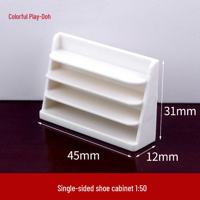 1:50 Scale White ABS Furniture Set for Architectural Model Interior Layout