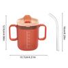 300ml Adults Elderly Water Cup Unspillable Cup  with Lid and Straw Mug Drinking Cup Disabled Elderly Spill Proof Dysphagia Cup
