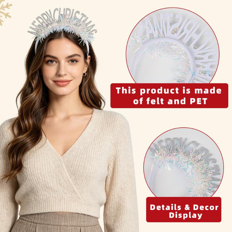 New 2027 New Year Headband Christmas New Year'S Eve Party Headgear Internet Celebrity Photo Props Children Adult Headnamd