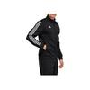 Adidas Solid Color Three-Stripes Print Logo Zip-Up Collar Jacket Men Jackets Black DT5783