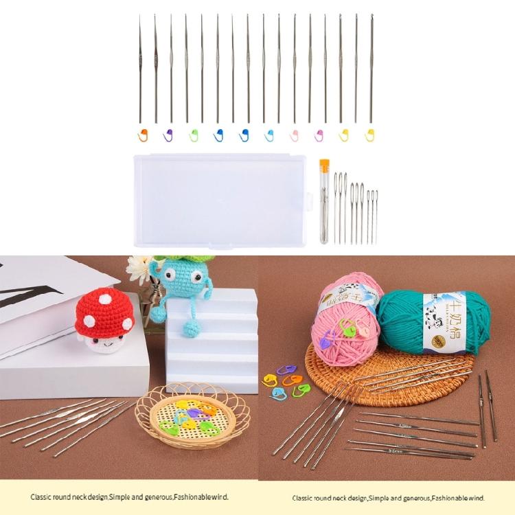 Aluminum Crochet Needle with Different Size for Lacework Hand Knitting Sweater