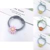 Stylish Ins Women Daisy Hair Rope Featuring Korean Rubber Band And High-elastic Design