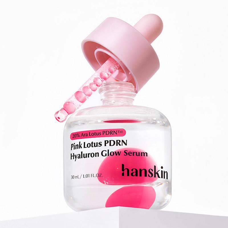 Hanskin Pink Lotus PDRN Hyaluron Glow Serum 30ml