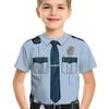 Boys and Girls Round Neck T-shirts, Boys Casual Short-sleeved T-shirts, Fun Cartoon Prints - Soft,
