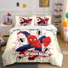 Marvel Ultimate Spider-Man Design Bettwäsche Bettbezug Set Bettbezug Kissenbezüge  (1*Bettbezug 2*Kissenbezüge, ohne Bettdecke)