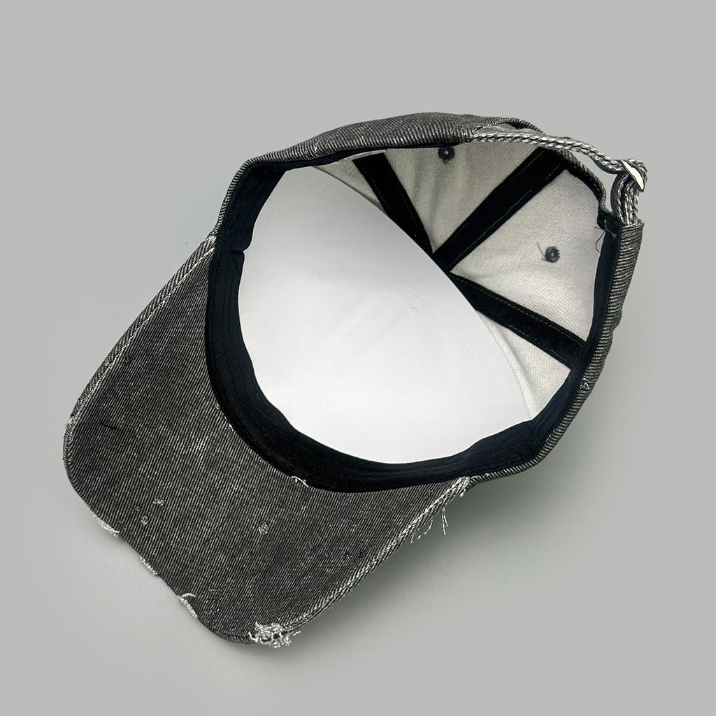 Broken Style Solid Distress Baseball Hats New Men Women Sunshade Personal Versatile Gold Stamping Ins Fashion Street Peaked Caps
