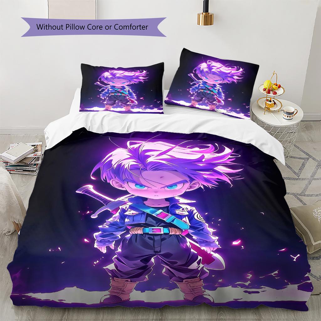 Trunks Pattern Bedding,Quilt Set Quilt Cover Pillowcase Home Birthday Gift (1 * Duvet Cover + 2 * Pillowcase, Without Core)