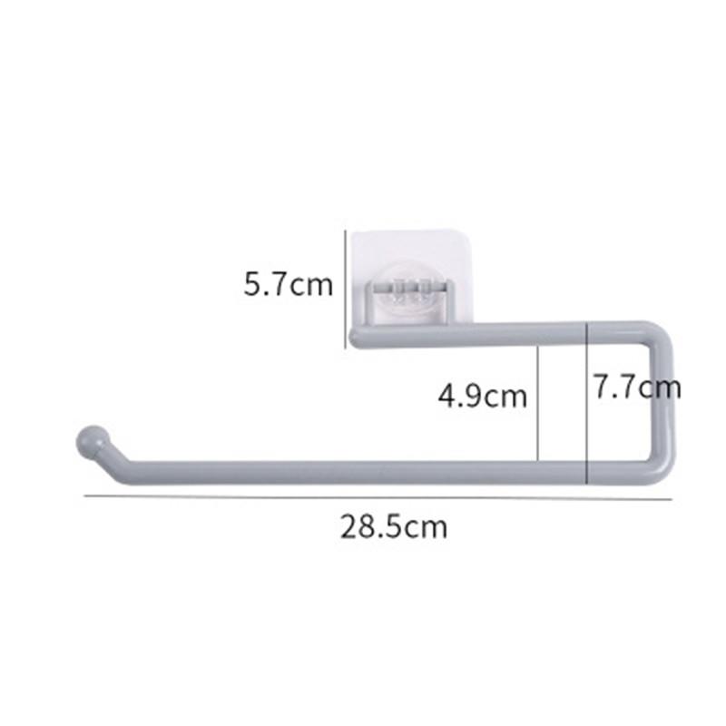 Kitchen Tissue Holder Hanging Toilet Roll Paper Towel Holder Rack Bathroom Organizer Kitchen Cabinet Door Hook Holder Organizer