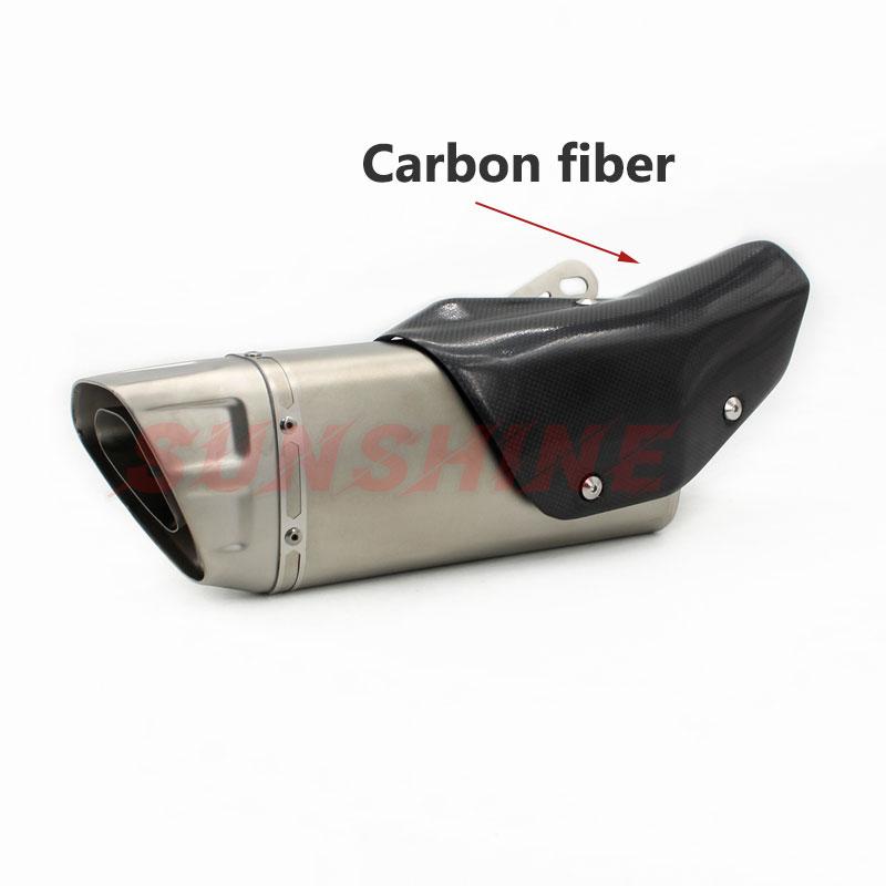 For R1 MT10 MT-10 Motorcycle Exhaust Muffler Motocross Tips Mid Pipe Carbon Fiber Racing Slip on Escape Moto Systems Connect