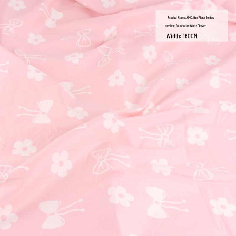 Strictly Selected Floral Print Cotton Twill Fabric for Baby Dress & Kids' Bedding